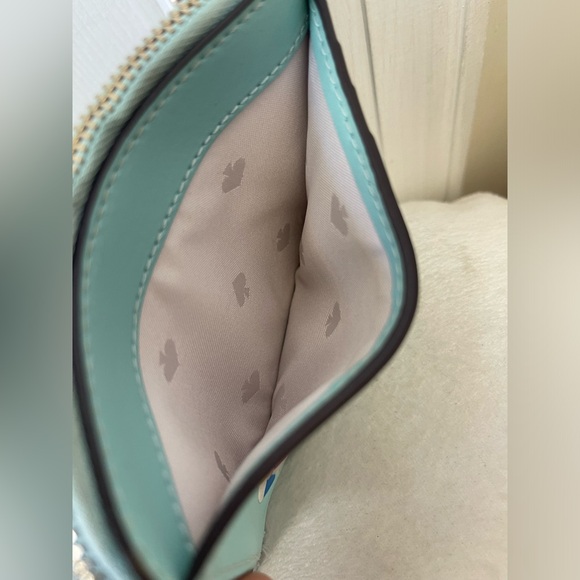 Kate Spade Aqua Cardholder EUC - Picture 3 of 7